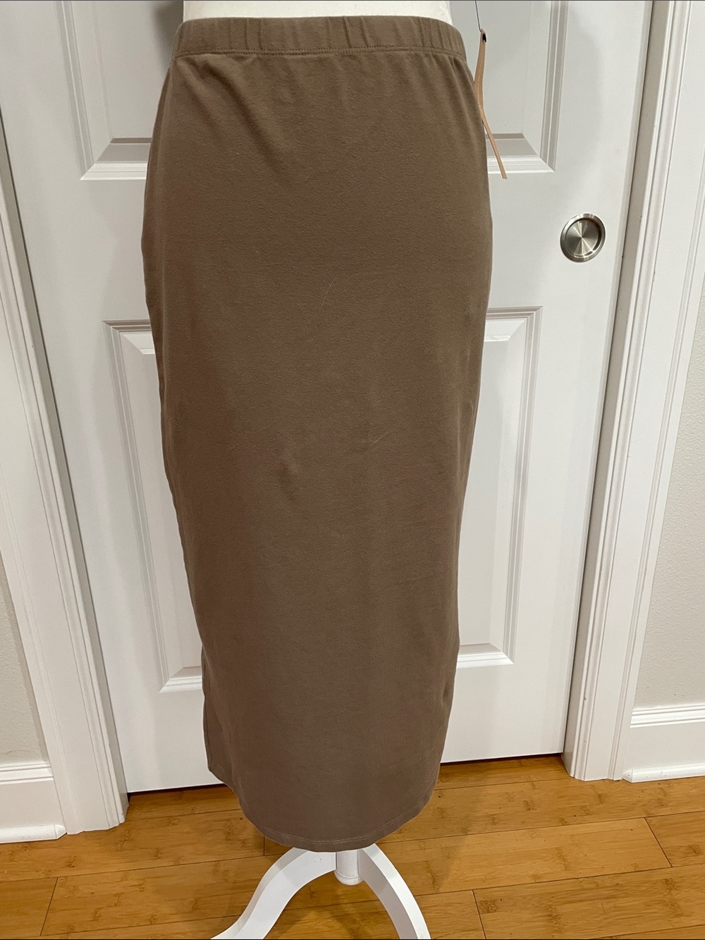 Reformation Foster Knit Two Piece Medium Shitake High Neck Rushed Sides - Picture 4 of 13